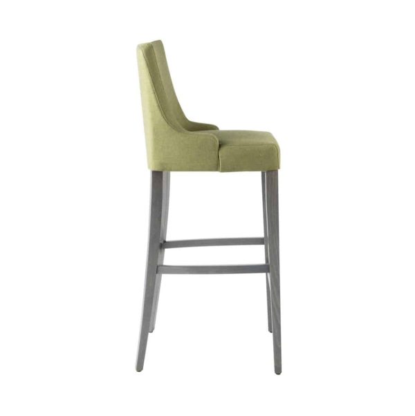 Nancy Bar Stool SG01 DeFrae Contract Furniture Base 10 High Back Side View