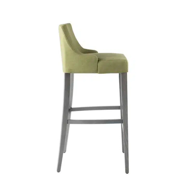 Nancy Bar Stool SG01 DeFrae Contract Furniture Base 10 Low Back Side View