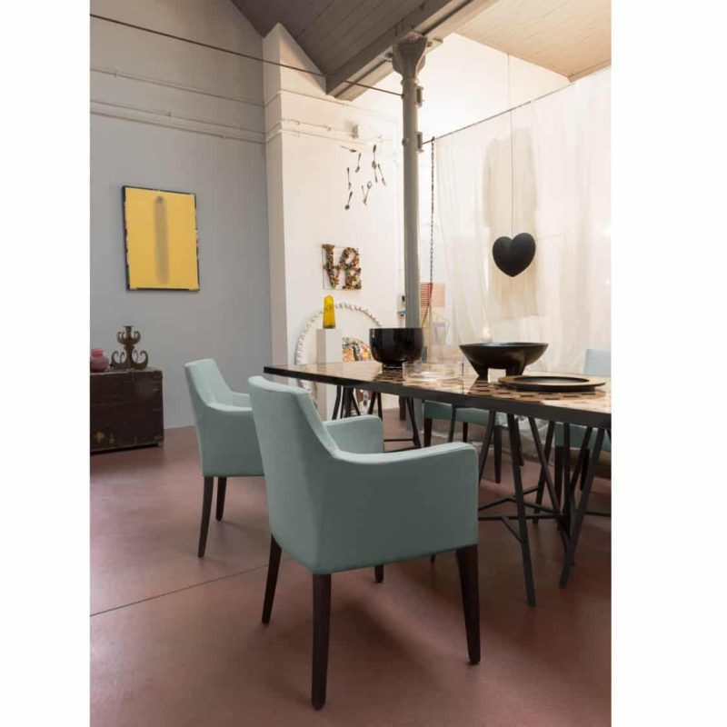 Nancy P001 Armchair DeFrae Contract Furniture Base 10 In Situ