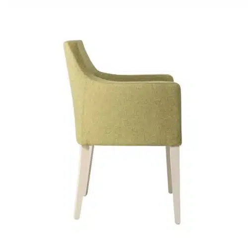Nancy P001 Armchair DeFrae Contract Furniture Base 10 Side View