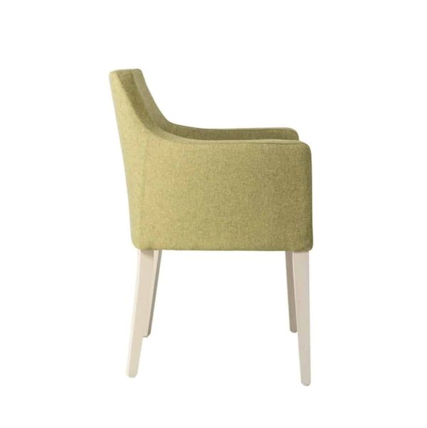 Nancy P001 Armchair DeFrae Contract Furniture Base 10 Side View