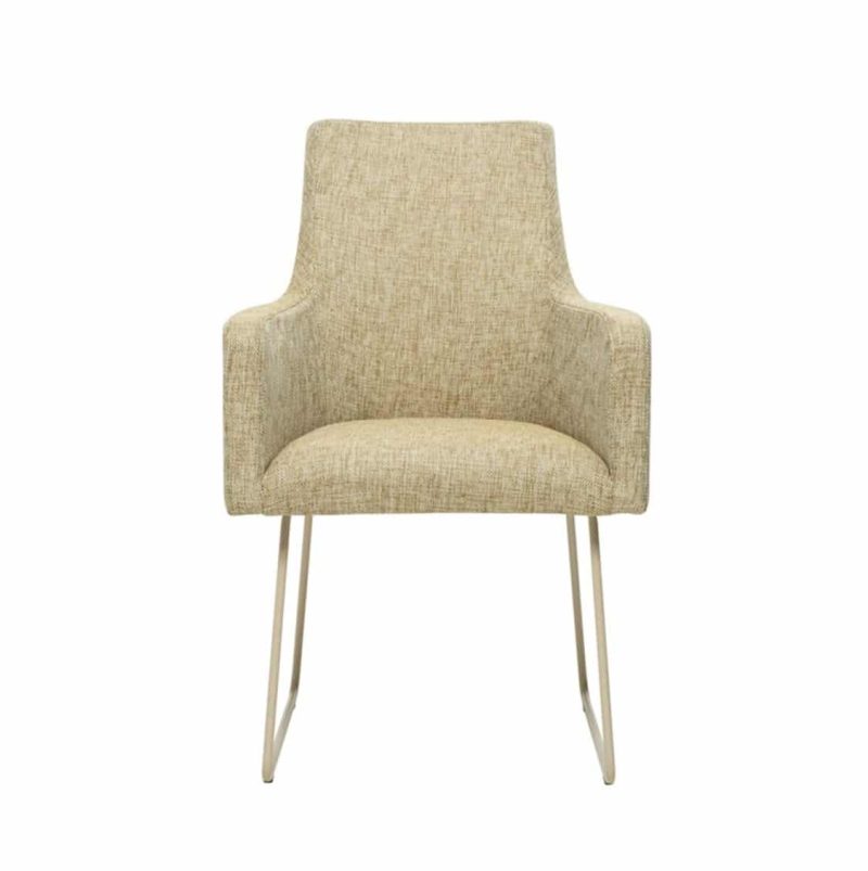 Nancy P001 Armchair DeFrae Contract Furniture Base 20 Sled Base Front View