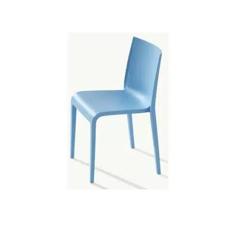 Nassau 533 Side Chair DeFrae Contract Furniture Sky Blue