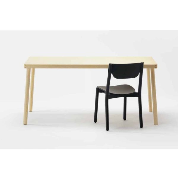Nico Complete Table Natural Wood Stain DeFrae Contract Furniture