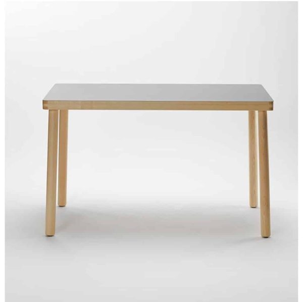 Nico Complete Table Natural Wood Stain DeFrae Contract Furniture Rectangular