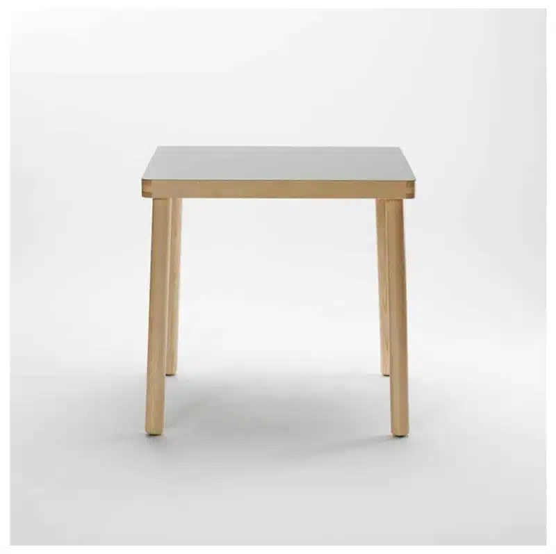 Nico Complete Table Natural Wood Stain DeFrae Contract Furniture Square