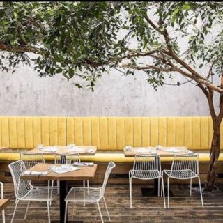 Restaurant furniture at Pi Pizza by DeFrae Contract Furniture Nolita Side Chairs