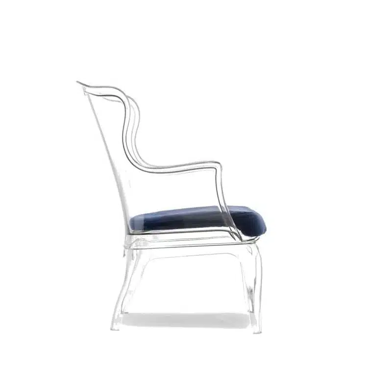 Pasha 660 Armchair Pedrali at DeFrae Contract Furniture White Transparent