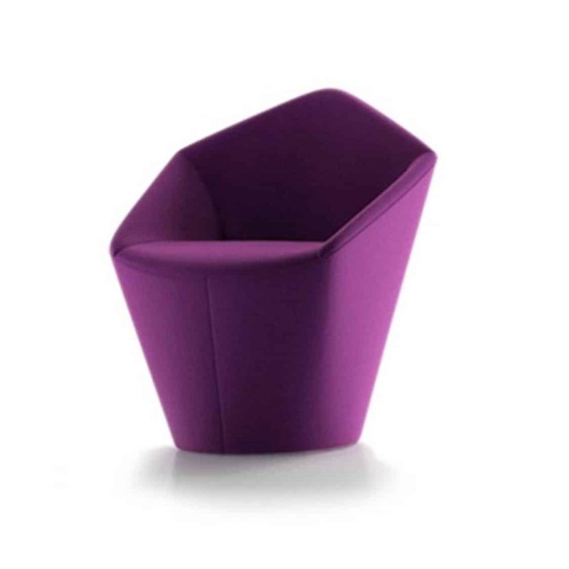 Penta Armchair at DeFrae Contrat Furniture Purple