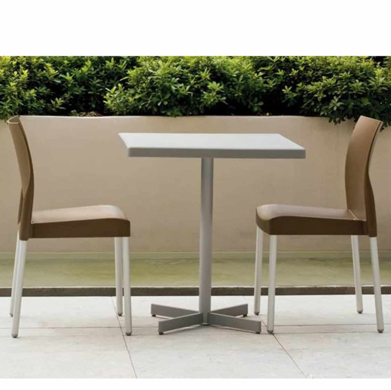 Plastic X Table Base Pedrali at DeFrae Contract Furniture In Situ