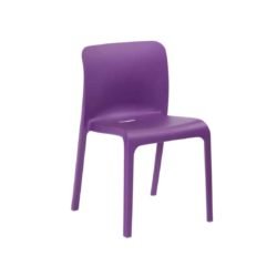 Pop Side Chair Perfect For The NHS Healthcare And Outside Restaurant Bars and Coffee Shops Lilac