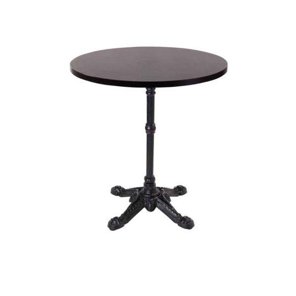 Premium Laminate 25mm Tabletop Wenge Bistro Base Round
