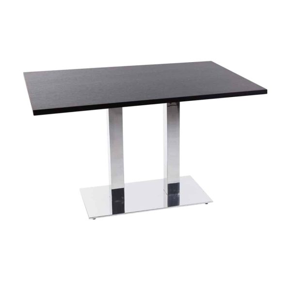 Premium Laminate 25mm Tabletop Wenge Lustra Twin Base