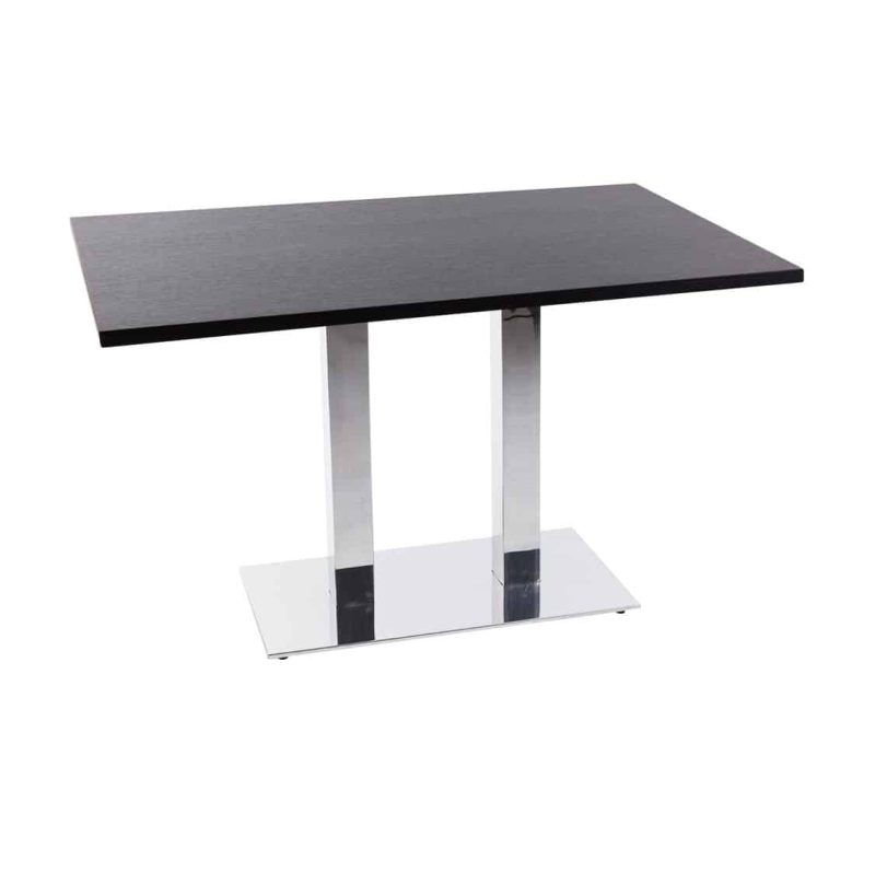 Premium Laminate 25mm Tabletop Wenge Lustra Twin Base