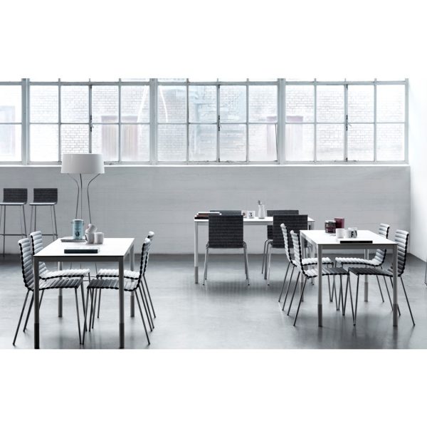 Rib Side Chair Eco Friendly Johanson Design at DeFrae Contract Furniture in situ 2