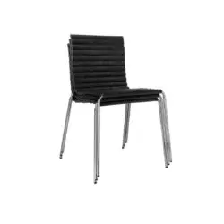 Rib Side Chair Eco Friendly Johanson Design at DeFrae Contract Furniture stackable