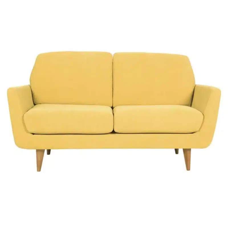 Richmond Sofa 2 Seater DeFrae Contract Furniture Rucola Sits Yellow