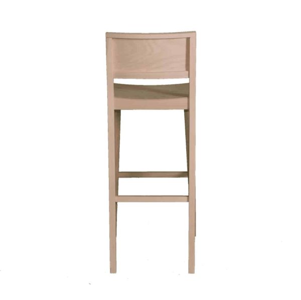 Robyn Bar Stool All Wood Chair DeFrae Contract Furniture