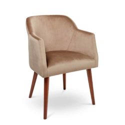 Rush armchair with round legs at DeFrae Contract Furniture