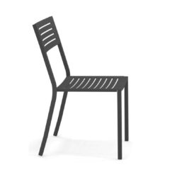 Segno Side Chair Emu DeFrae Contract Furniture Black Side View
