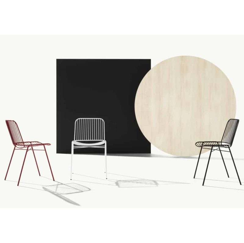 Shade Side Chair DeFrae Contract Furniture Metal Frame Outdoor Chair Range