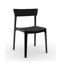 Skin Side Chair Calligaris at DeFrae Contract Furniture Black