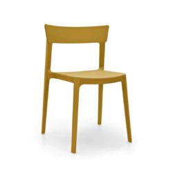 Skin Side Chair Calligaris at DeFrae Contract Furniture Mustard Yellow