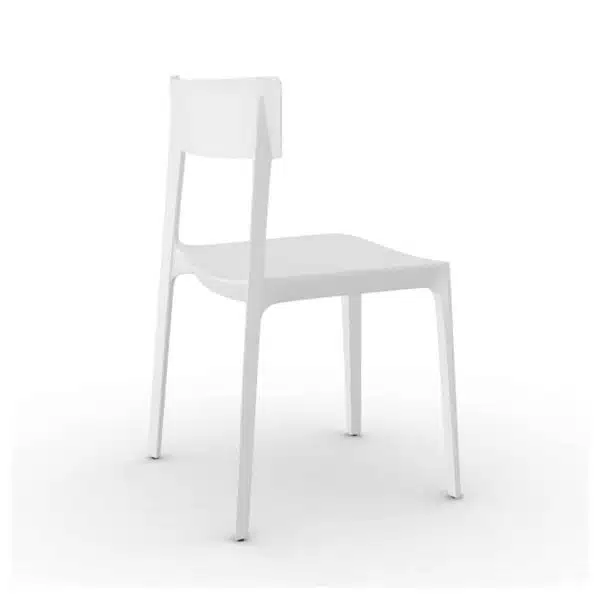 Skin Side Chair Calligaris at DeFrae Contract Furniture White