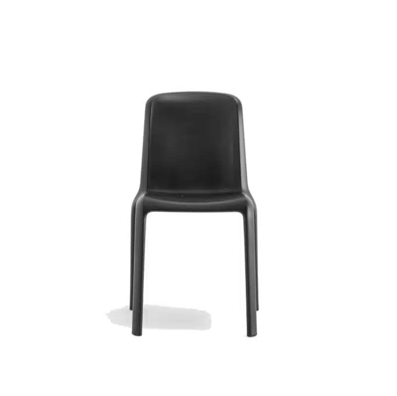 Snow Side Chair Stackable Outdoor Chair Pedrali at DeFrae Contract Furniture Black