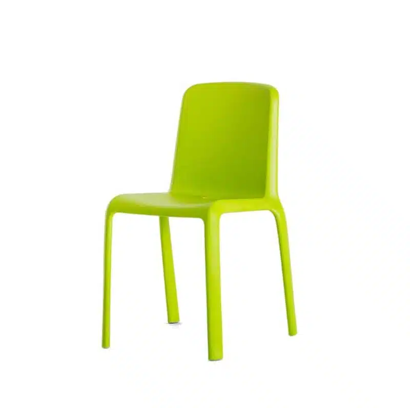 Snow Side Chair Stackable Outdoor Chair Pedrali at DeFrae Contract Furniture Lime Green