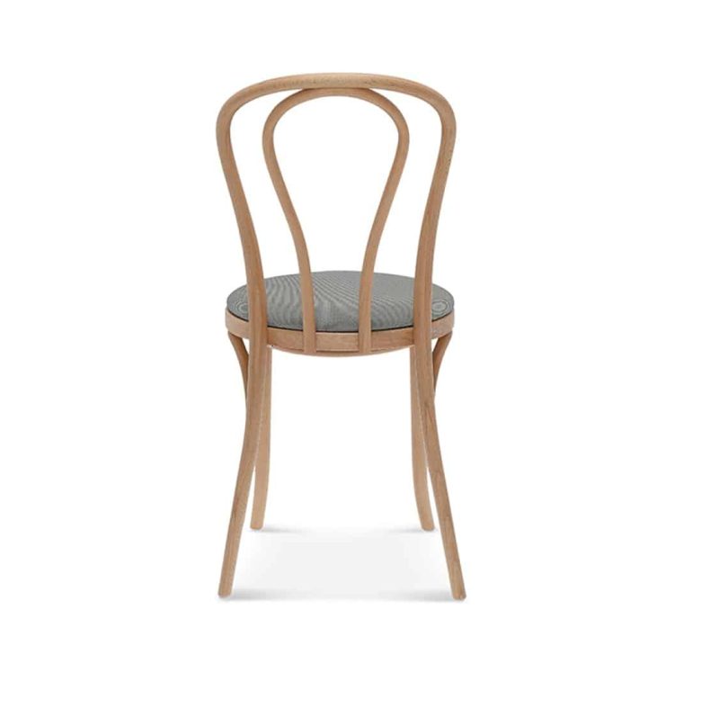 Soho side chair 10 classic bentwood chair DeFrae Contract Furniture upholstered seat