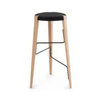 Sputnik Bar Stool DeFrae Contract Furniture Natural