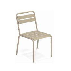 Star Side Chair Steel Taupe 71