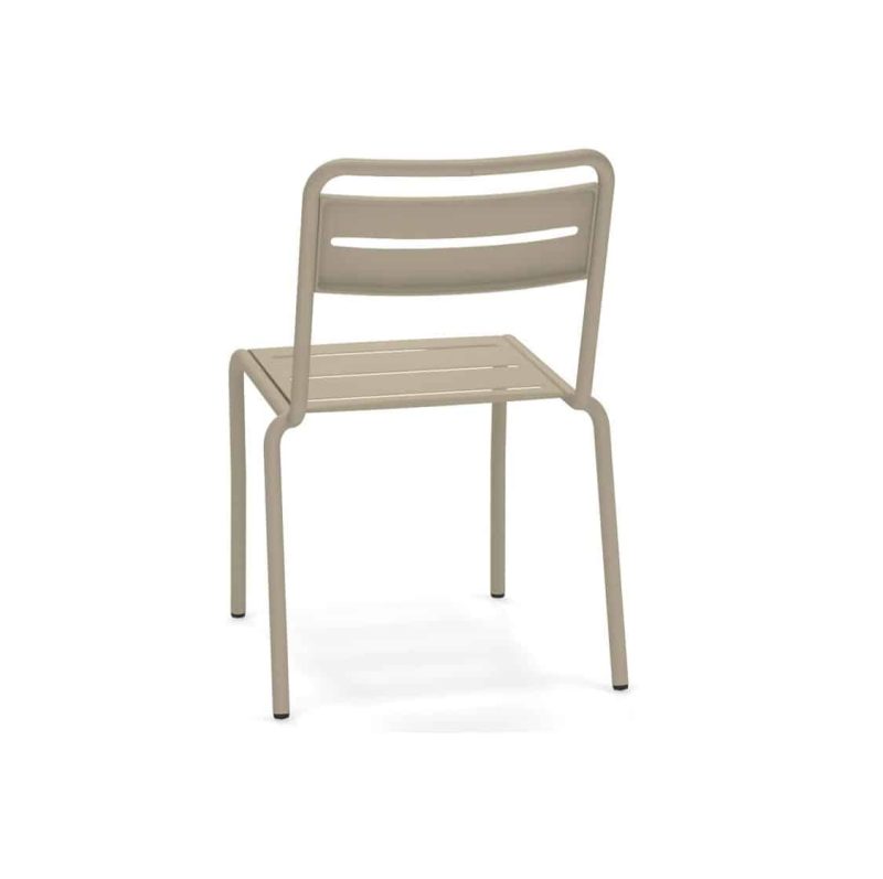 Star Side Chair Steel Taupe 71 Back View