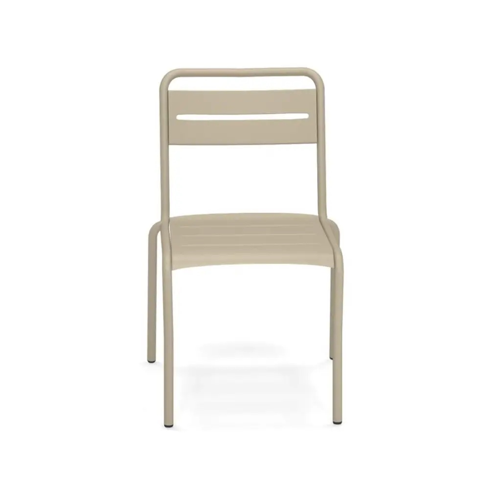Star Side Chair Steel Taupe 71 Front View