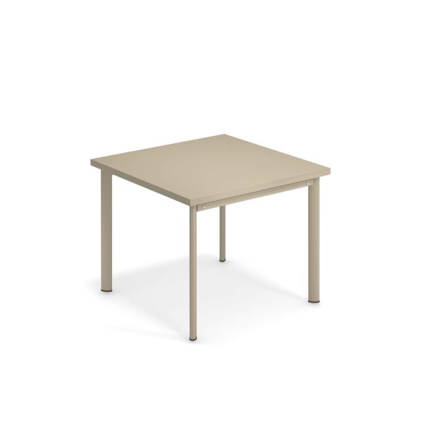 Star Table by Emu at DeFrae Contract Furniture Taupe 90 x 90