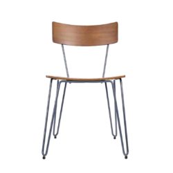 Trinian Side Chair with hairpin legs DeFrae Contract Furniture 2