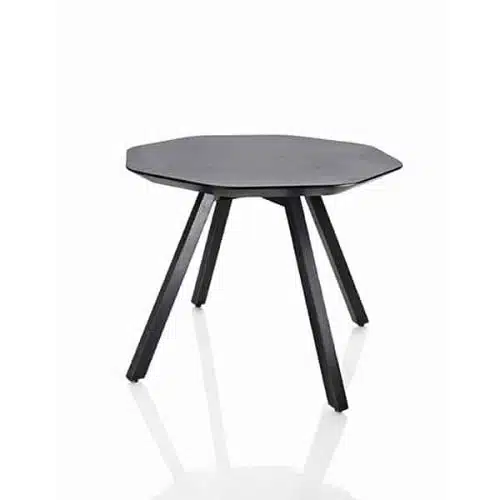 X Table DeFrae Contract Furniture Dining Coffee Black