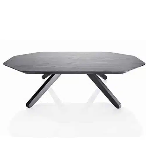 X Table DeFrae Contract Furniture Coffee Height Black Large