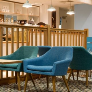 Riviera Conference Centre restaurant and bar furniture by DeFrae Contract Furniture