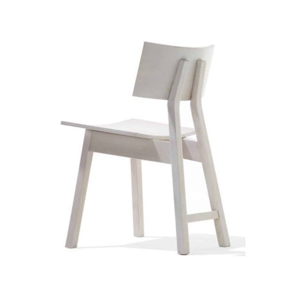 30 x 30 Wooden Chair Restaurant Bar Coffee Shop DeFrae Natural Finish