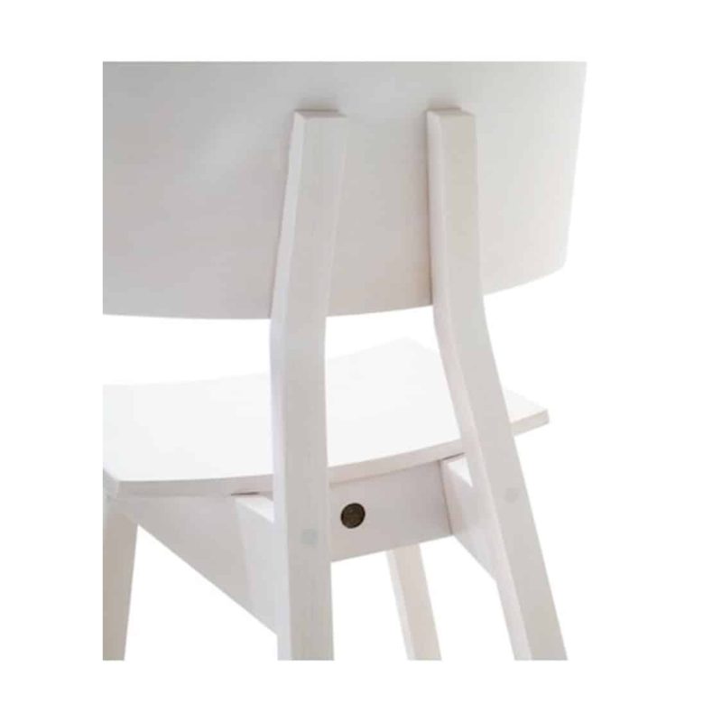 30 x 30 Wooden Chair Restaurant Bar Coffee Shop DeFrae Natural Finish
