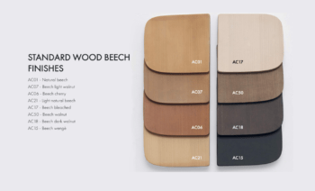 Accento Standard Wood Finishes