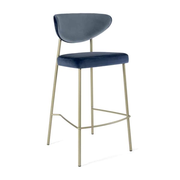 Albie Bar Stool Brass Frame Ivy DeFrae Contract Furniture Ivy Bar Stool Laco