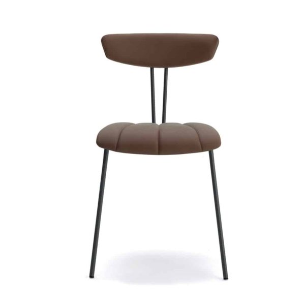 Amy Side Chair Laco Metal Frame Restaurant Bar DeFrae Contract Furniture