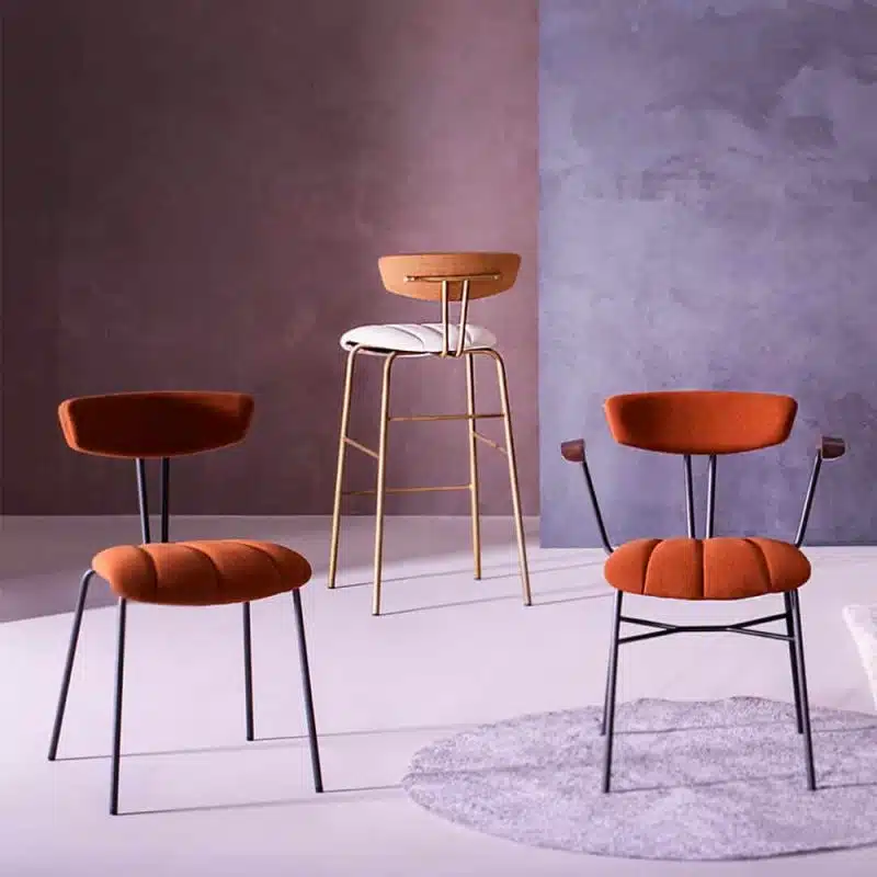 Amy bar stools and side chair ranges DeFrae Contract Furniture