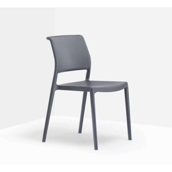 Ara Outside Side Chair Pedrali Available At DeFrae Contract Furniture