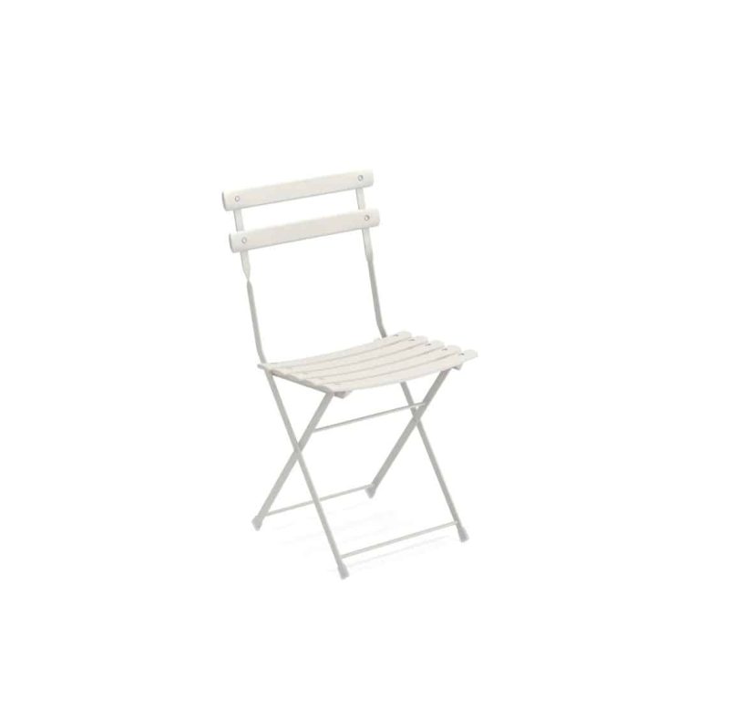 Arc en ciel folding outdoor chair from Emu available from DeFrae Contract Furniture White