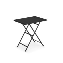 Arc en ciel folding outdoor folding table sqaure from Emu available from DeFrae Contract Furniture Black