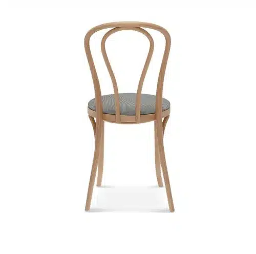 Archie Bentwood Side Chair From DeFrae Contract Furniture Natural Beech Uphosltered Seat Back